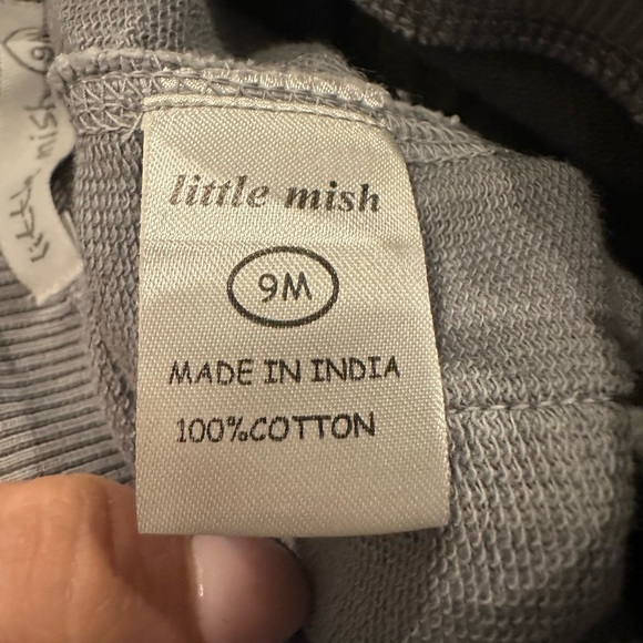 Designer From Denny’s! Little Mish Gray Kids Matching Set with Smiley Faces - Picture 5 of 15